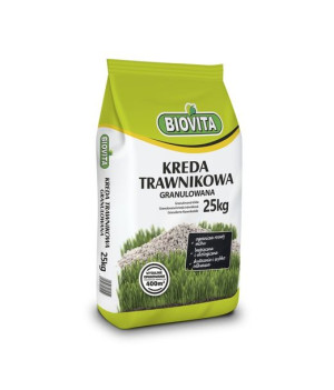 Nawóz kreda do odkwaszania trawnika wapno granulowane 25 kg