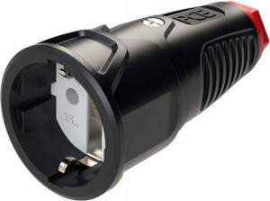 Gniazdo Gumowe 10/16a 2p+z Schuko 2510-sr Pce