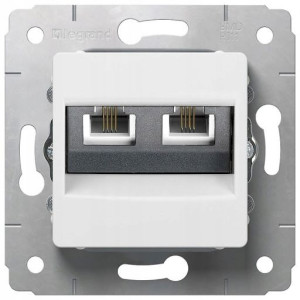 Legrand Cariva Gniazdo Telefoniczne 2xrj11 773639