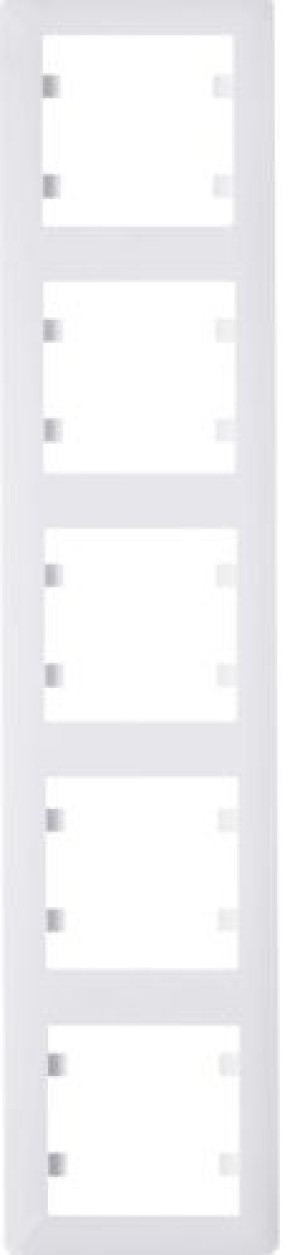 Lumina 2 Ramka Pięciokrotna Pionowa Biała Wl5150