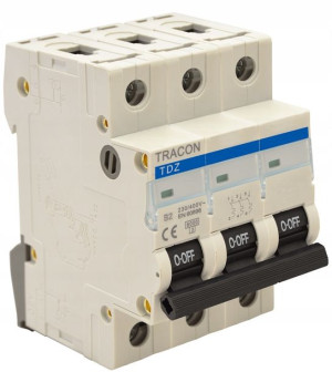 Tracon Wyłącznik Nadprądowy 3p D50a Tdz-3d-50