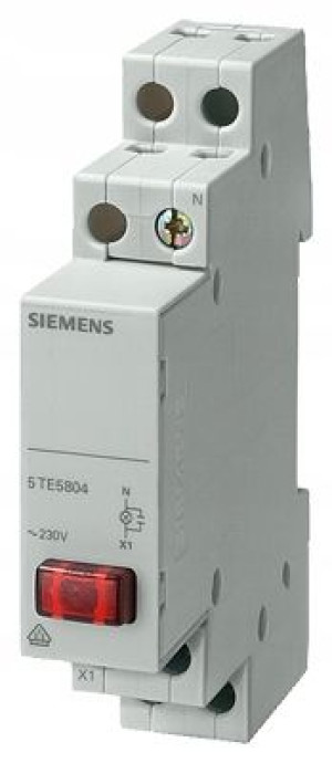 Siemens Lampka Kontrolna 1f Czerwona 5te5800