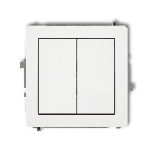 Karlik Deco Łącznik Podwójny Biały Dwp-2