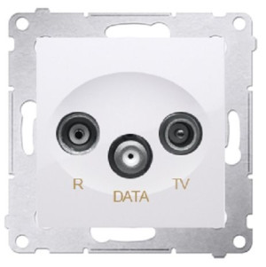 Simon 54 Gniazdo Antenowe R-tv-data Dad.01/11 10db