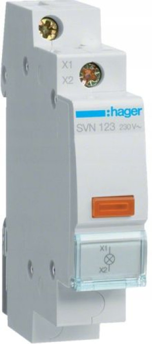Hager Lampka Sygnalizacyjna Led Pomarańcz Svn123