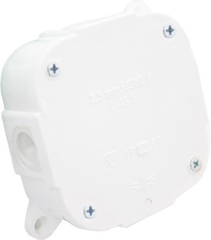 Puszka Hermetyczna Ip44 88x88x40mm V07451 Biała