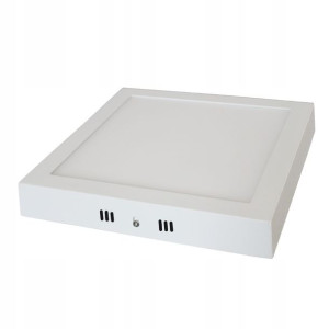 Plafoniera Led 6w 4000k 570lm Kwadrat Biała Bemko