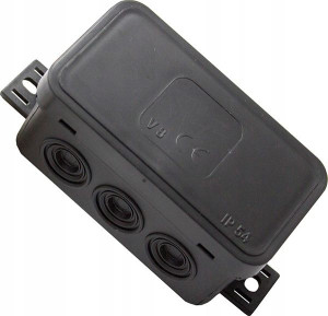 Puszka Hermetyczna Ip54 80x45x41mm V03805 Czarna