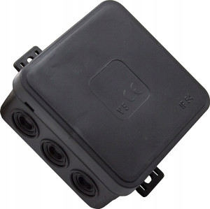 Puszka Hermetyczna Ip54 75x75x41mm V03505 Czarna