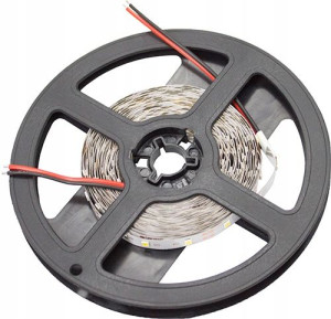Taśma Led 12v Dc 300led 5m 24w Ip20 3k Ciepła