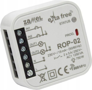 Radiowy Odbiornik Dopuszkowy 2-kan Rop-02 Zamel