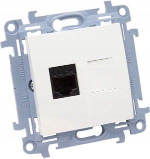 Kontakt Simon 10 Gniazdo Komputerowe Pojedyn Rj45