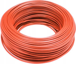Przewód Linka Lgy 1x10mm Czerwony Kabel 450/750v