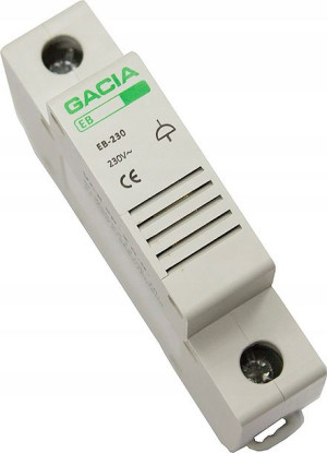 Dzwonek Modułowy Na Szynę Sygnalizator 230v Gacia