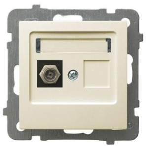 Ospel As Gniazdo Antenowe Gpa-1g/m/27 Kolor Ecru