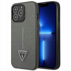 Guess Saffiano Triangle Logo Case - Etui iPhone 14