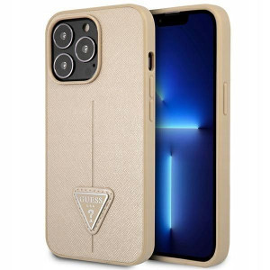 Guess Saffiano Triangle Logo Case - Etui iPhone 14