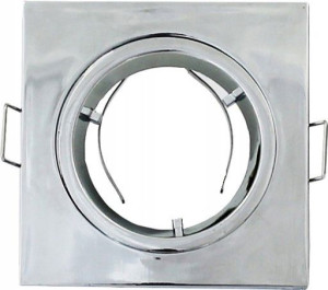 Oprawa Halogenowa Aluminiowa Kwadratowa Chrom