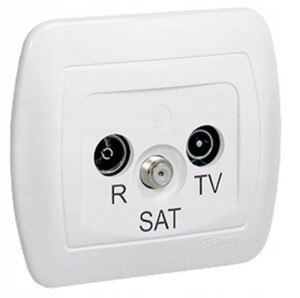 Kontakt Simon Gniazdo Antenowe Rtv-sat Aas/11