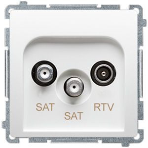Kontakt Simon Basic Gniazdo Antenowe Rtv-2xsat