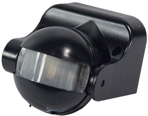 Czujnik Ruchu 180st 12m Sensor Hermetyczny Czarny