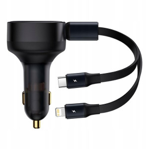 Baseus Ładowarka Samochodowa Z Kablem Usb-c Qc 30w