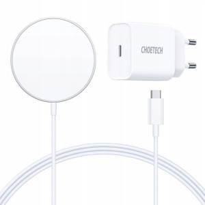 Ładowarka MagSafe Qi 15W + ADAPTER 20W DO iPhone