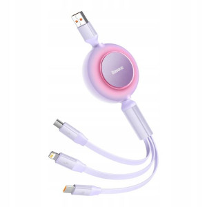 BASEUS KABEL 3W1 USB Typ C micro USB Lightning