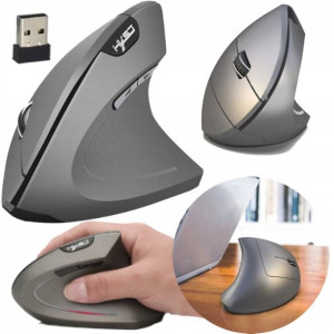 Mysz Pionowa Wertykalna Bezprzewodowa Ergonomiczna