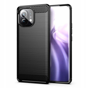Carbon Case elastyczne etui Xiaomi Mi 11 czarny