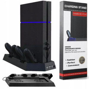 Podstawka Chłodząca Stojak Ps4 Stacja Dokująca Pad