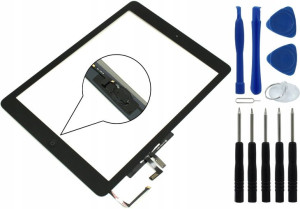 Szyba Digitizer Dotyk Ipad Air 1 A1474 A1475 Home