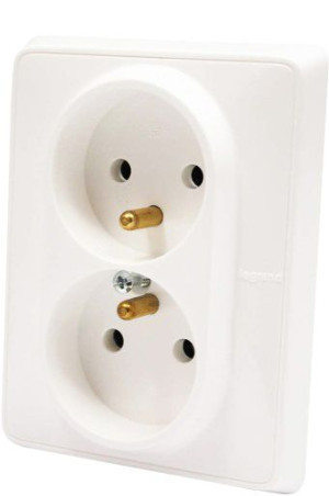 Legrand Cariva Gniazdo Podwójne Z Uziem 773618