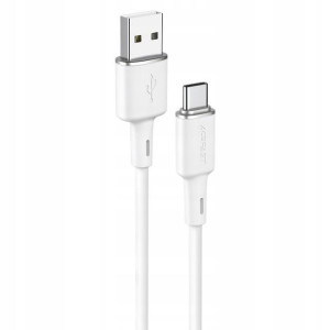 Acefast kabel USB - USB Typ C 1,2m, 3A biały