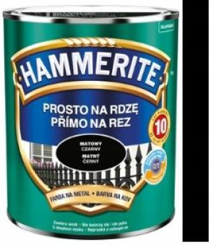 Hammerite Farba Na Rdzę 9005 Czarny Matowy 0.7l