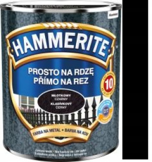 Hammerite Farba Na Rdzę 9005 Czarny Młotkowy 0.7l