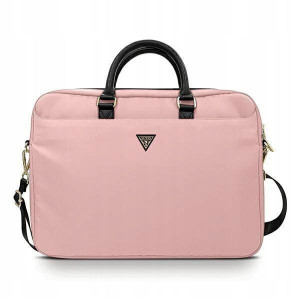 Torba Guess Nylon Bag Do Macbook 15''/16'' Różowa