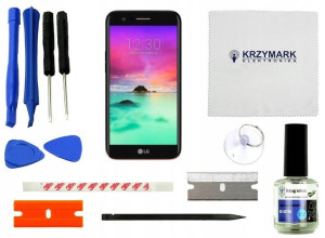 Ekran Lcd Dotyk Ramka Czarna Do Lg K10 2017 M250