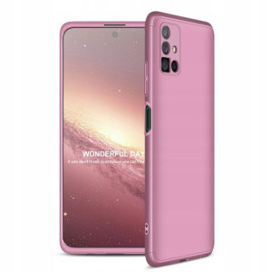 Etui na przód + tył DO Samsung Galaxy M51 różowy