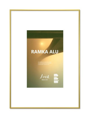 Ramka ALU A4 złota, matowa (RA20)