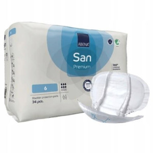 Pieluchy Wkłady Anatomiczne Abri San 6 Abena 34szt