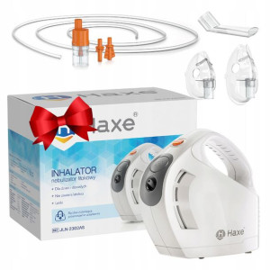 Inhalator Nebulizator Tłokowy Haxe Galaxy Maski