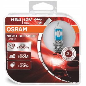 Osram Hb4 9006 Night Breaker Laser +150% Żarówki