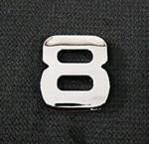 Emblemat Litera Literka Cyfra Cyfry Chrom 8 Osiem