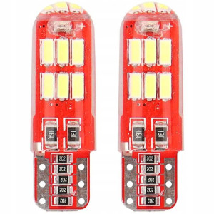 T10 2x Smd Led W5w 4014 Postojówka Żarówka Silikon