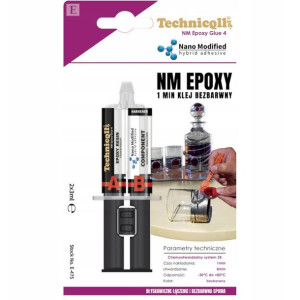 Klej Epoksydowy 1-min Bezbarwny 2x3ml Technicqll