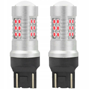 Led Wr21/5w W21/5w Czerwone Stop Pozycja Canbus 2x
