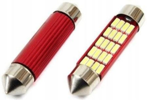 Żarówki C5W LED 20 SMD Hoalte białe 41 mm 12V kpl.