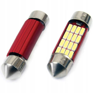 Żarówki Led Rurki Canbus Diody Rurkowe 2 Szt 39 Mm