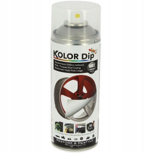 Kolor Dip Srebrny Plastyczna Guma Spray 400 Ml Lak